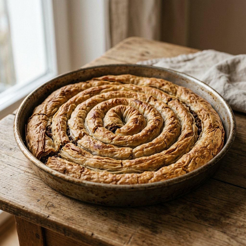 Burek Tepsi-Hackfleisch