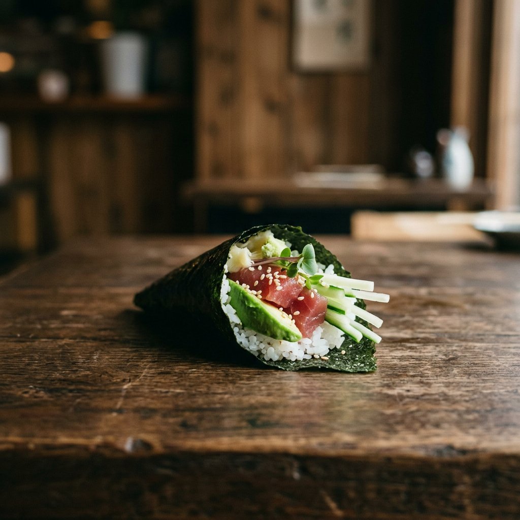 152.  Temaki Maguro · 金枪鱼手卷