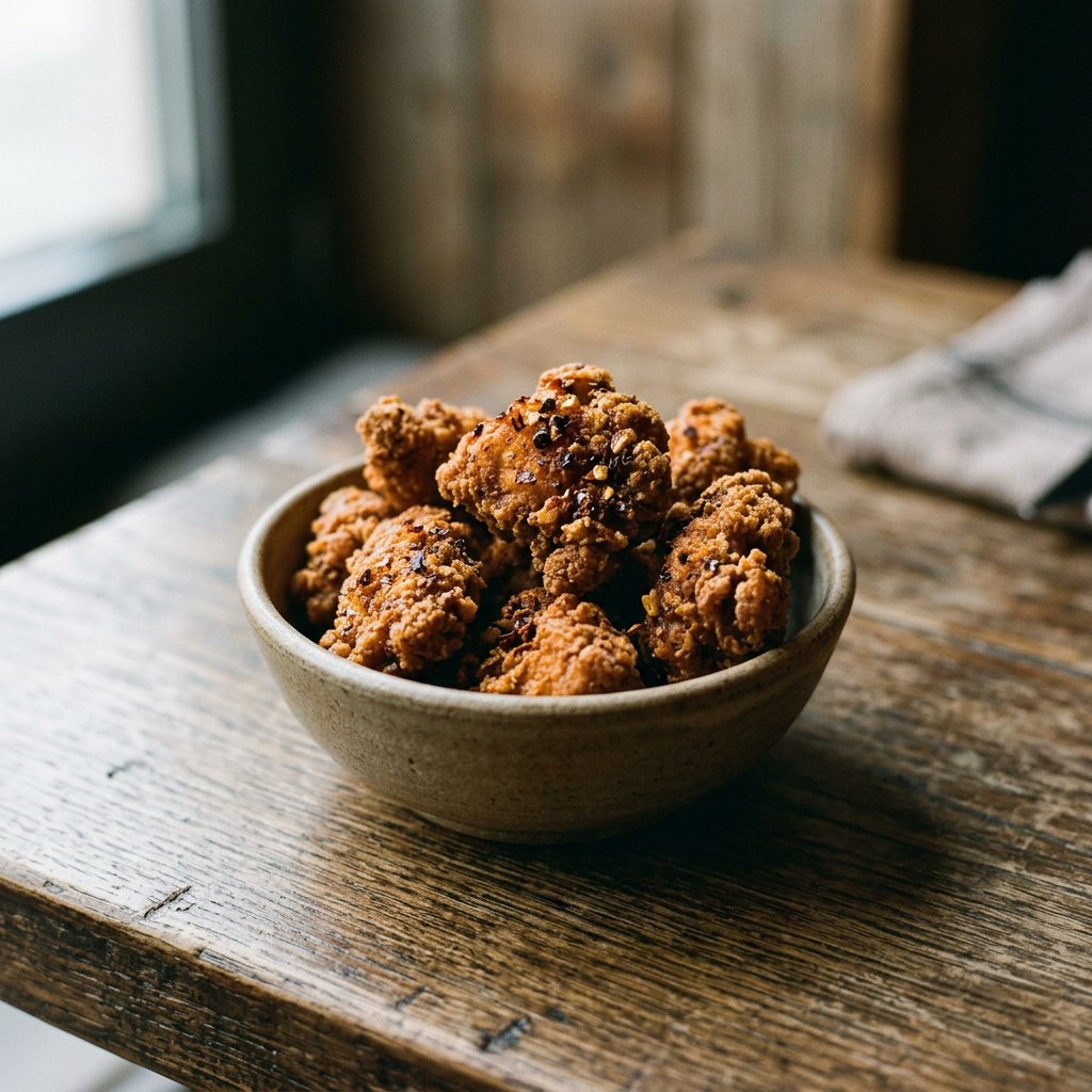 🔥 Chicken Poppin' Small (Sehr Scharf) – Kleine Portion 🌶️🌶️🌶️