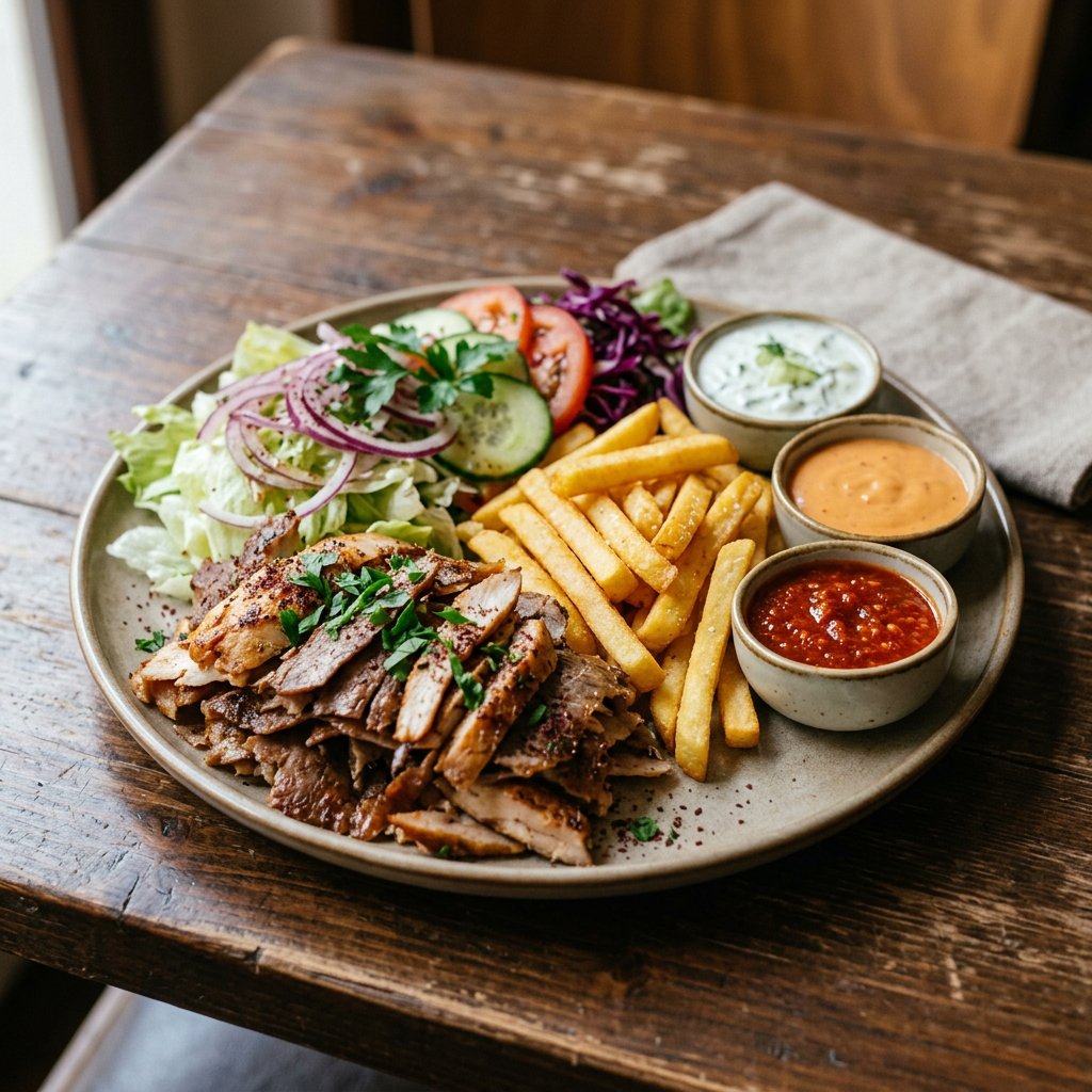 Döner-Teller mit Salat