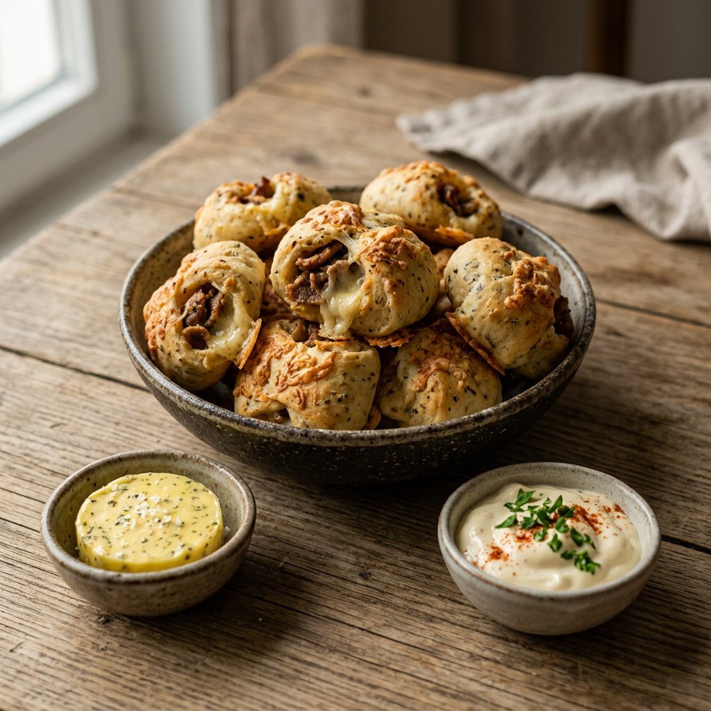 Pizzabrötchen Gyros