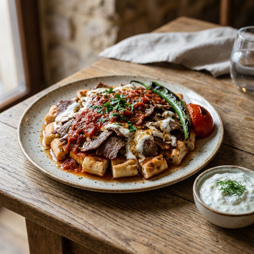 Iskender Kebap-Teller