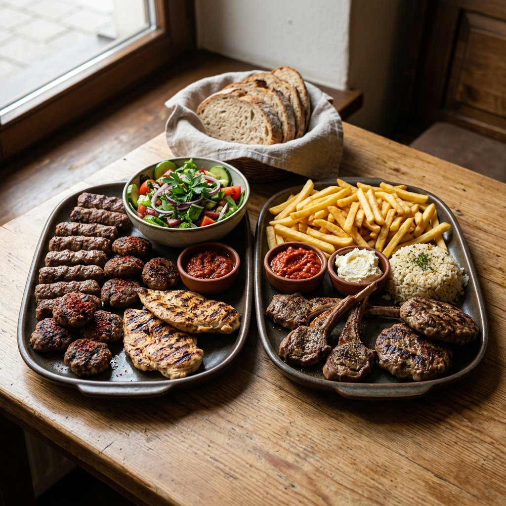 Grillteller (für 4 Personen)