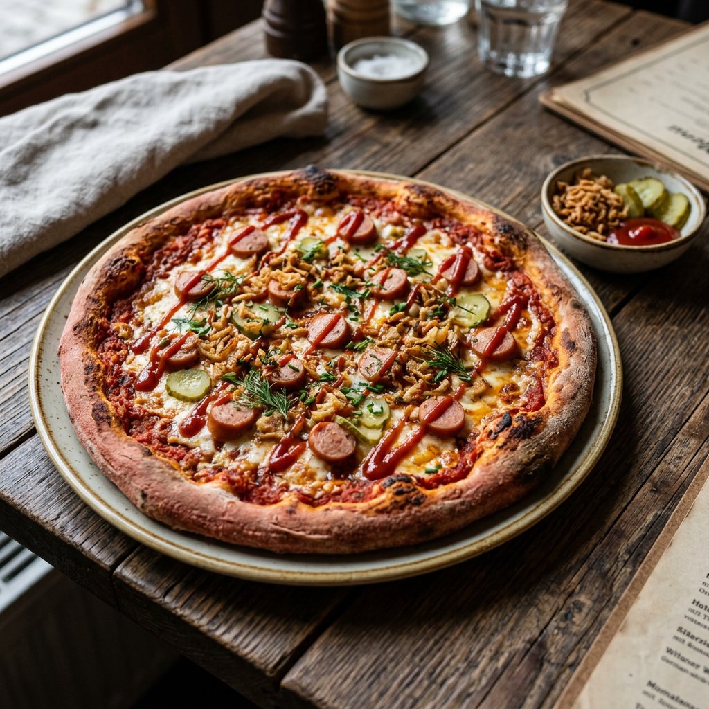 Hot Dog Pizza