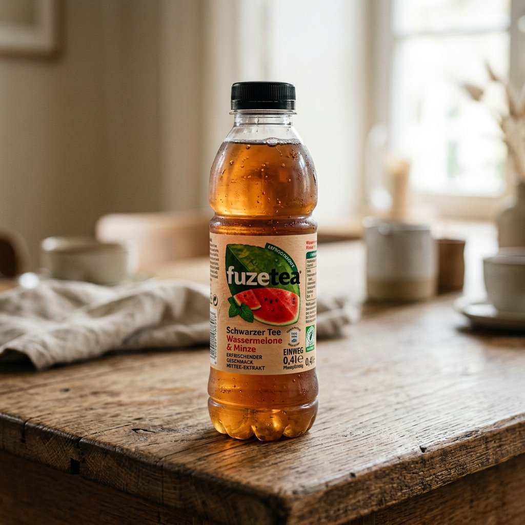 Fuze Tea Schwarzer Tee Wassermelone Minze 0,4l (EINWEG)