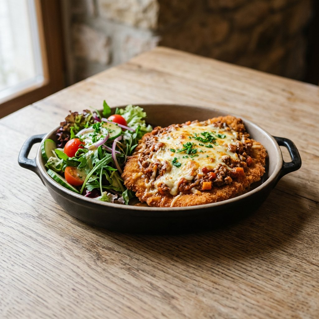 Schnitzel Bolognese