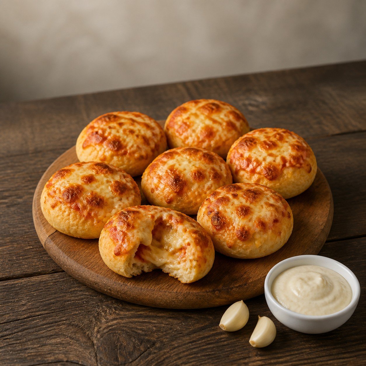 Pizzabrötchen mit Aioli
