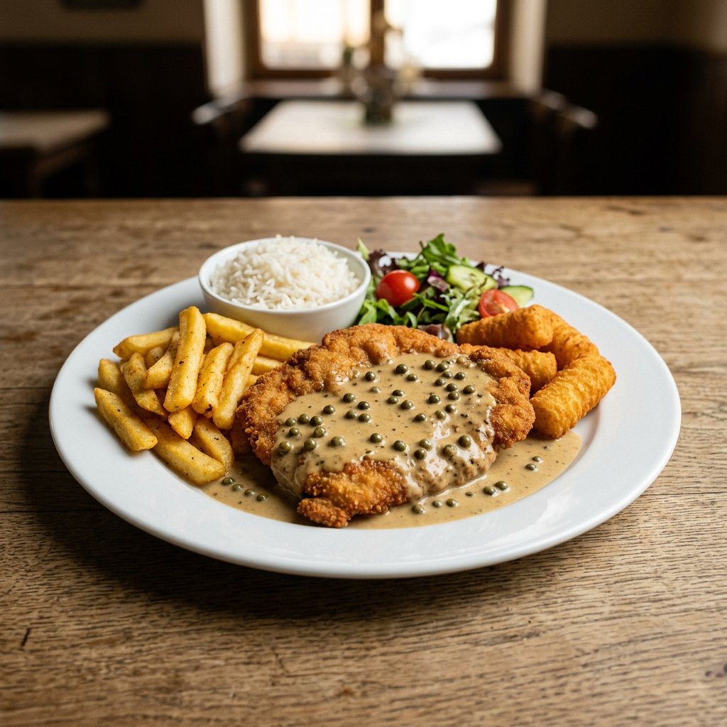Schnitzel Grüner Pfeffer