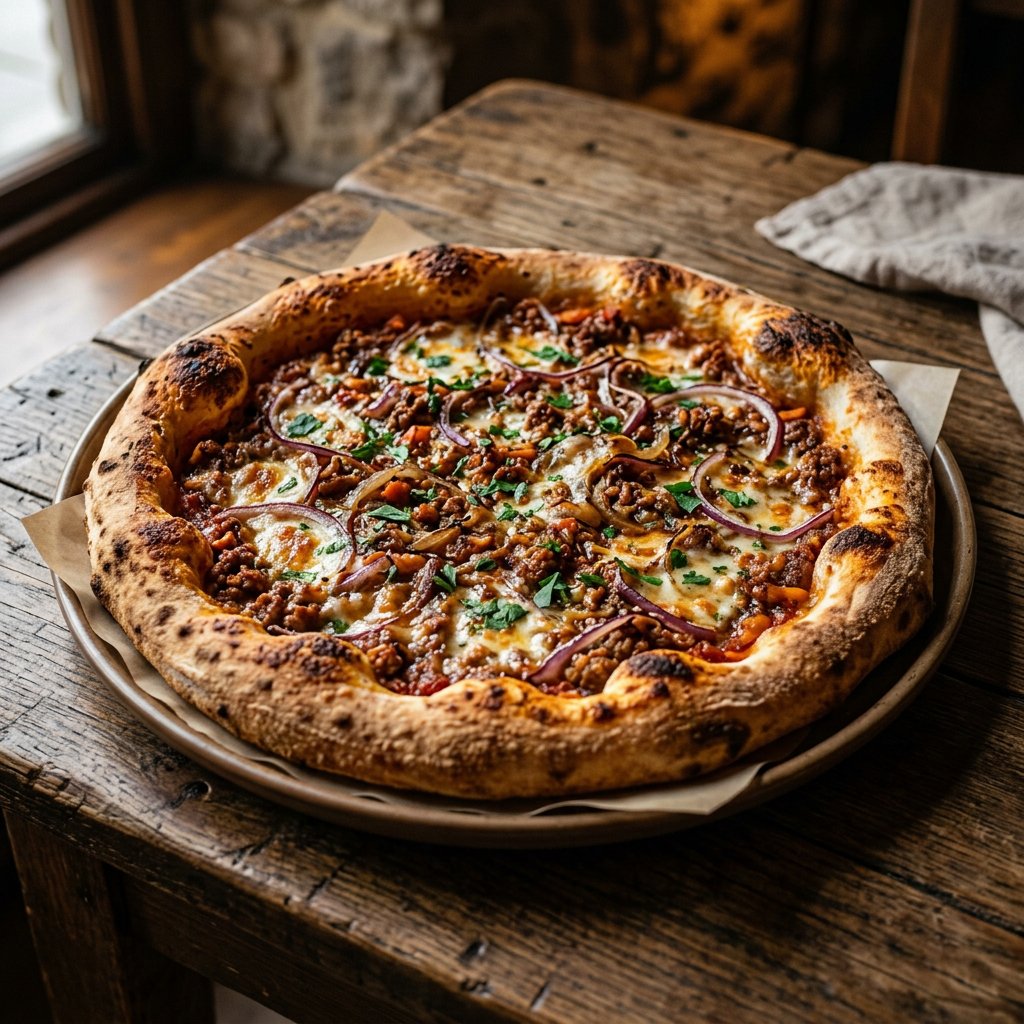 Pizza Bolognese