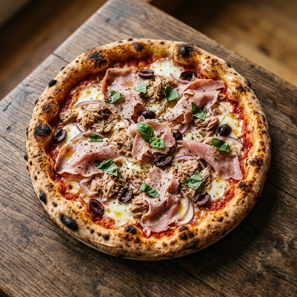 Pizza Tonno e Prosciutto
