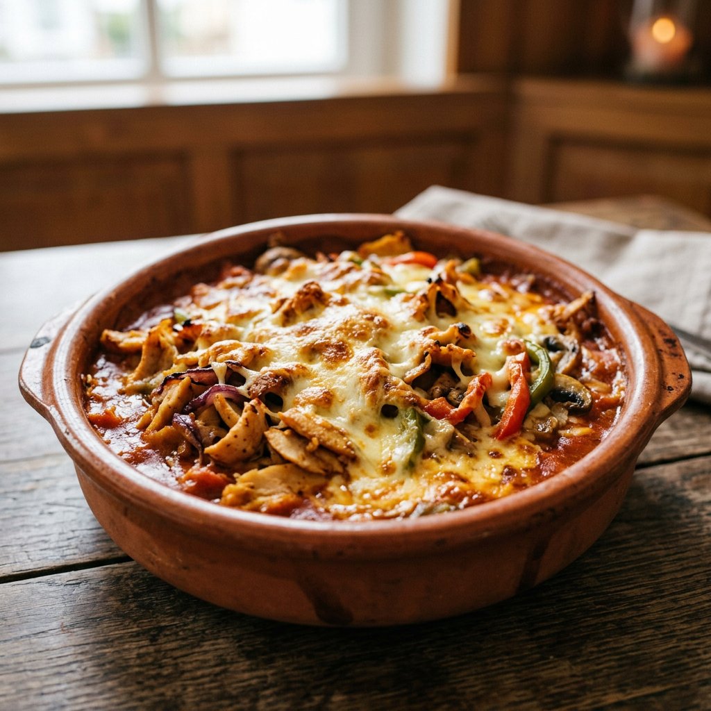 Überbackener Hähnchen-Döner