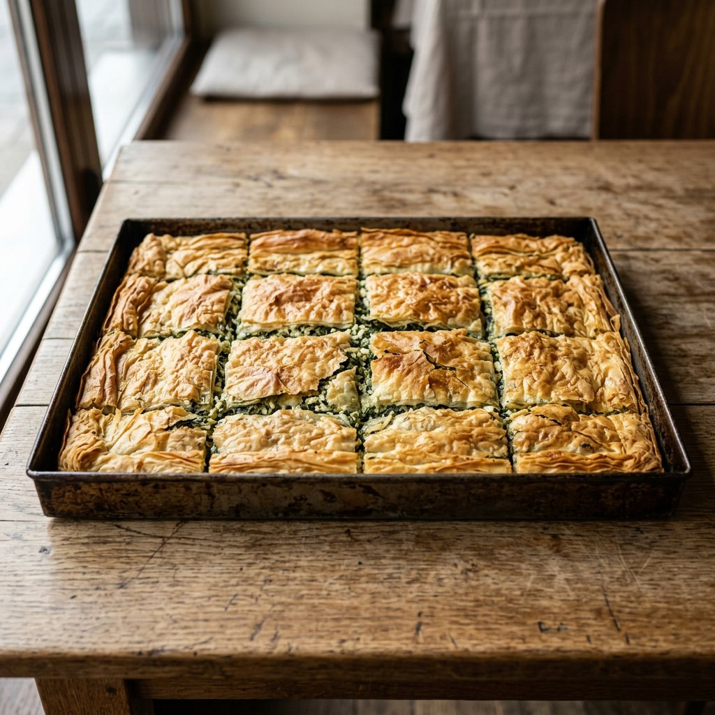 Burekblech-Spinat ca. 60cm x 40cm (vegetarisch)