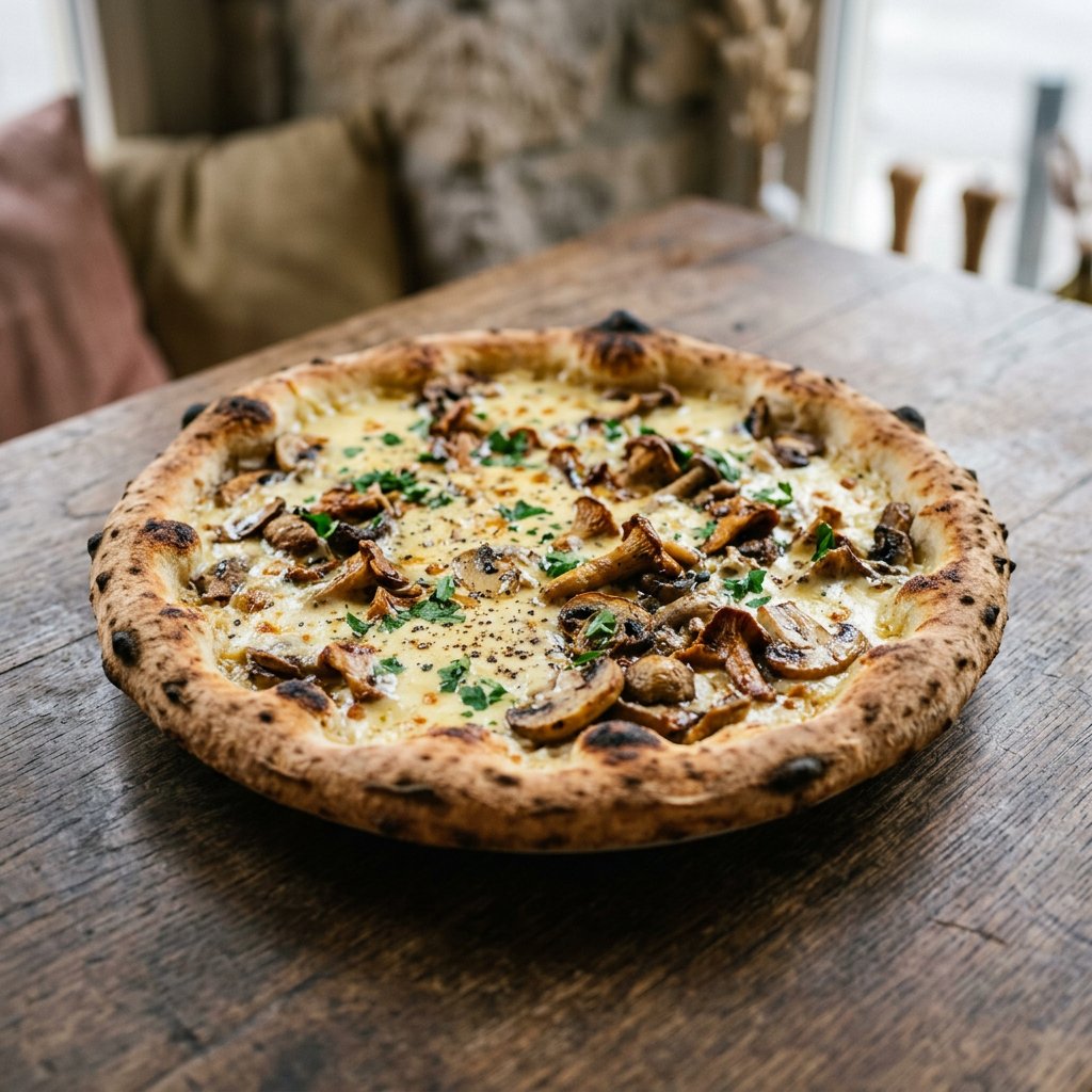 Pizza Hollandaise Funghi