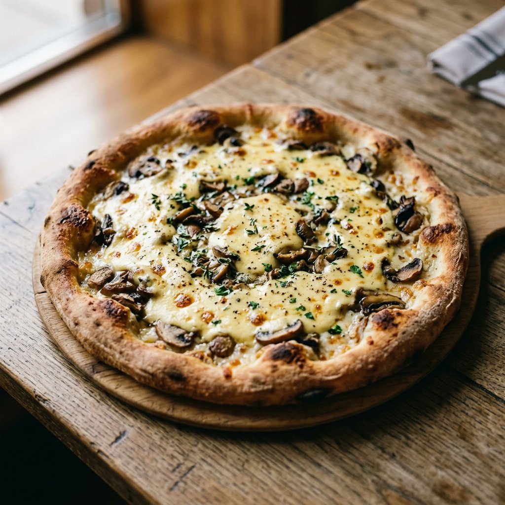 Pizza Hollandaise Funghi