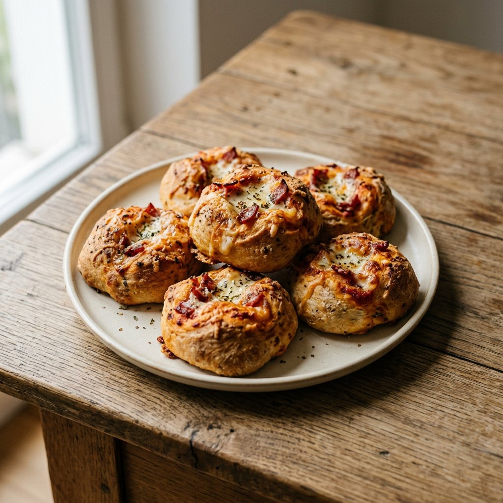 Pizzabrötchen Salami