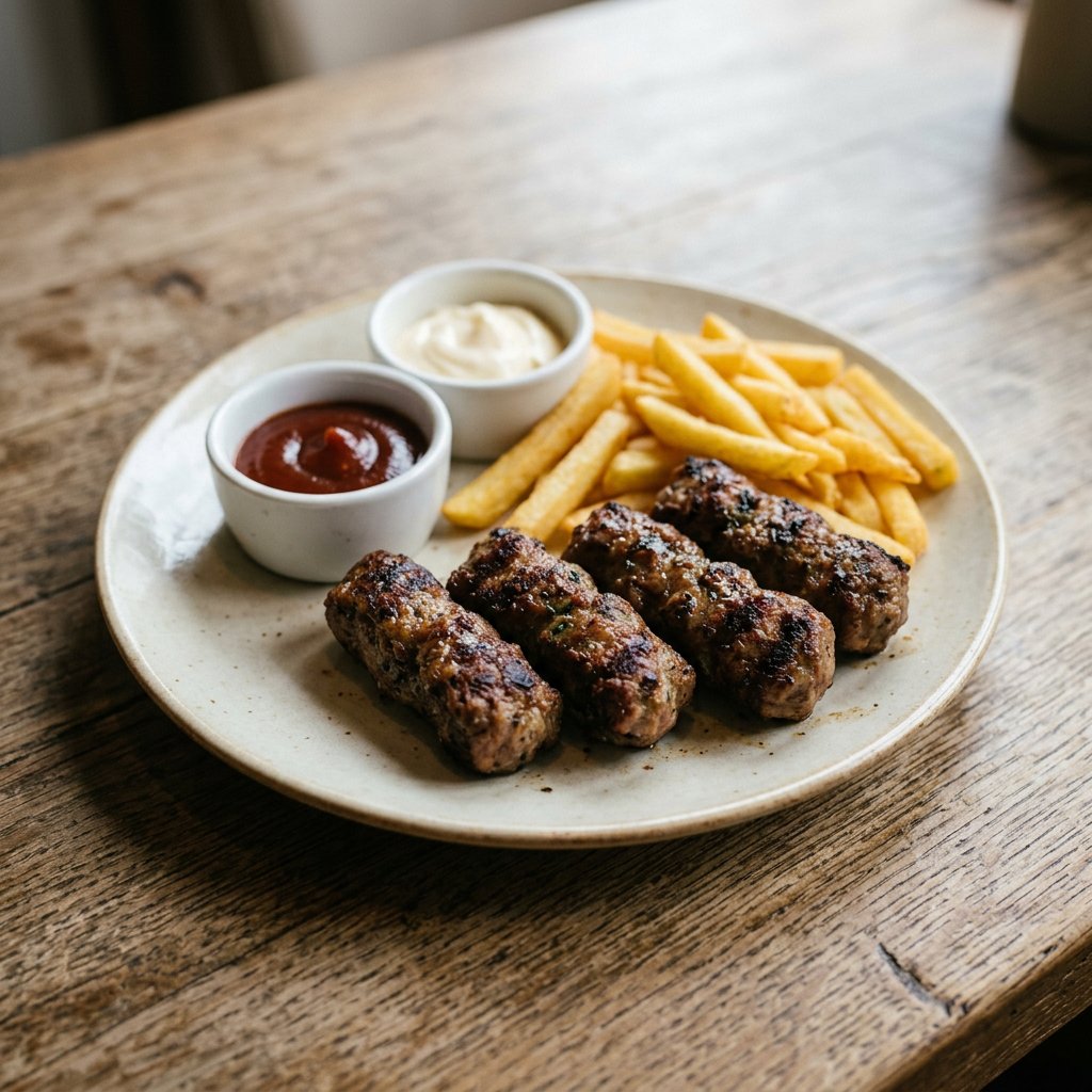 Kinderteller Cevapcici