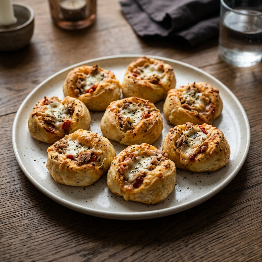 Pizzabrötchen mit Thunfisch