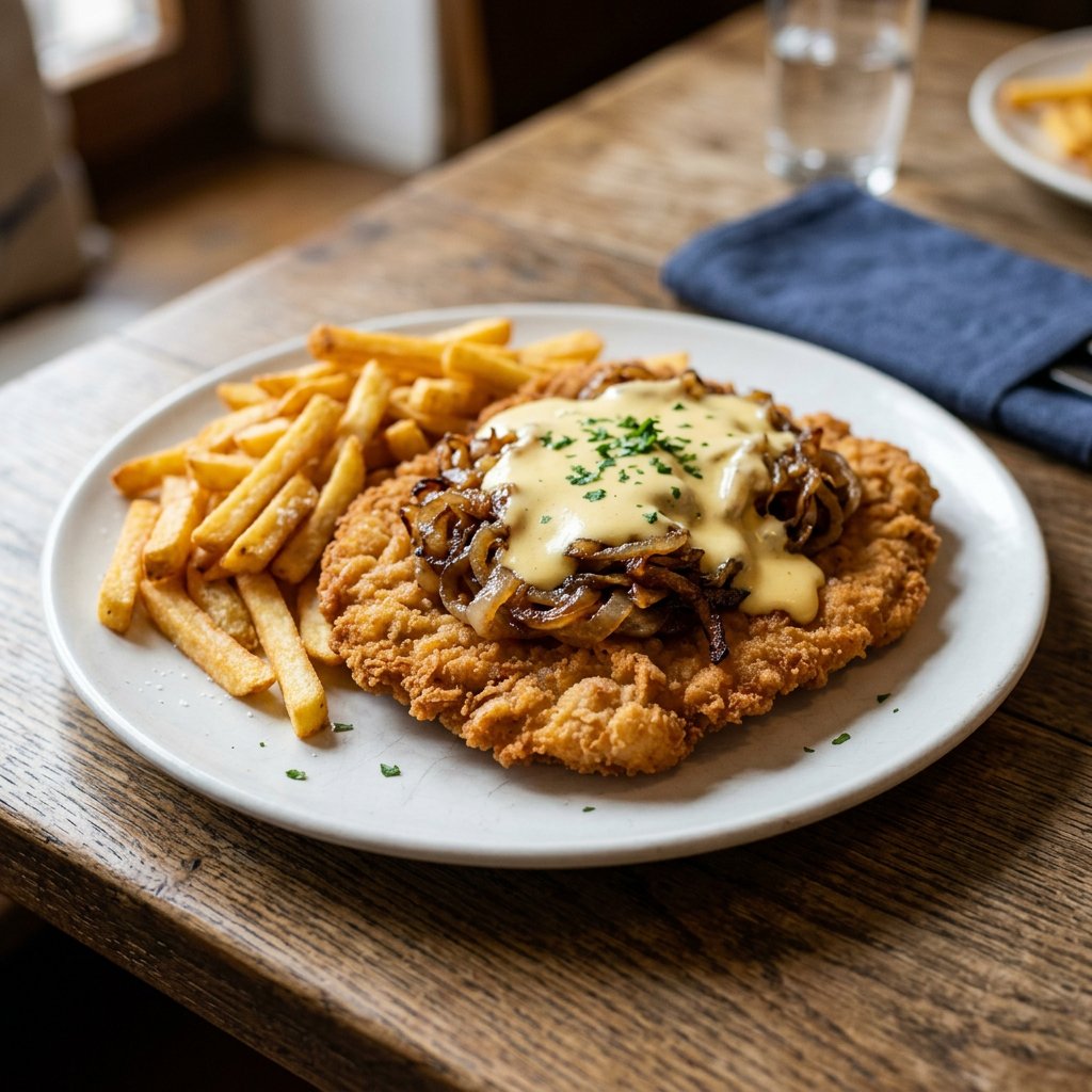 Zwiebelschnitzel