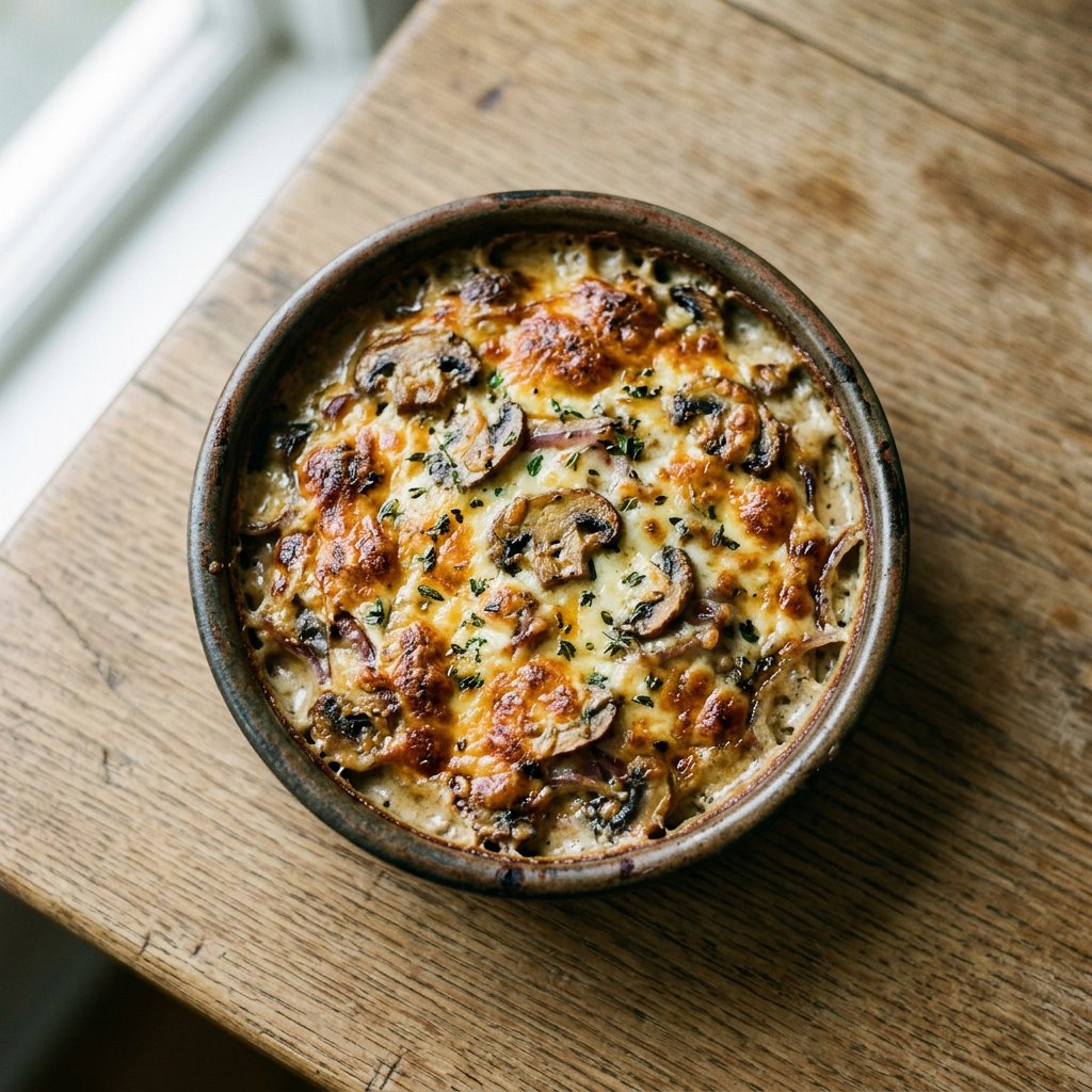 	Champignons-Gratin