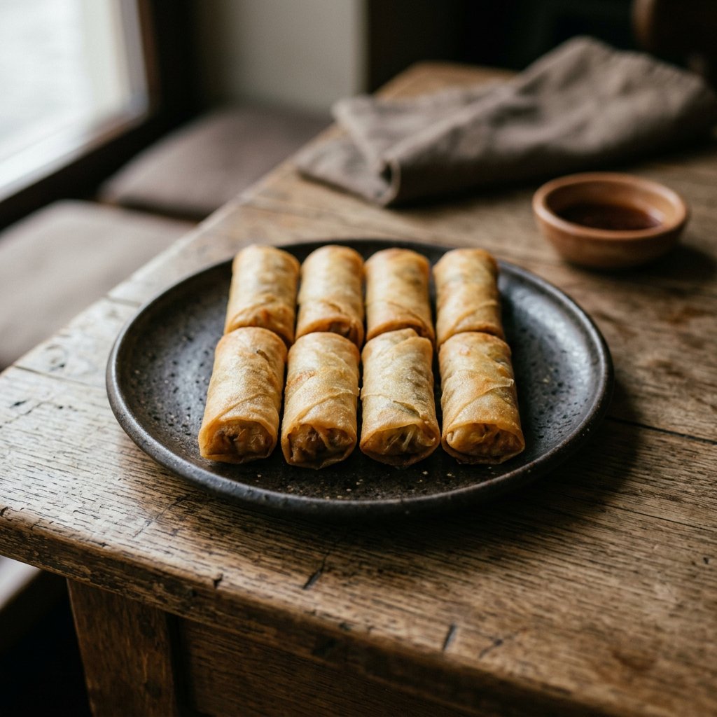 Vegetarische Mini-Frühlingsrollen (8 Stück)