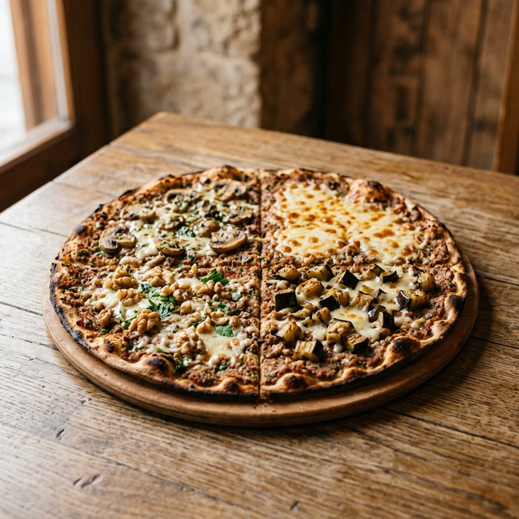 Dördü Bi Yerde Lahmacun (Acısız)
