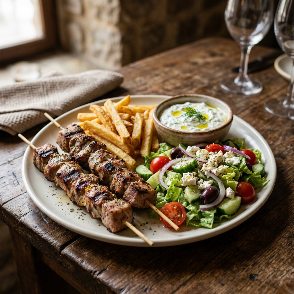Souvlaki-Teller