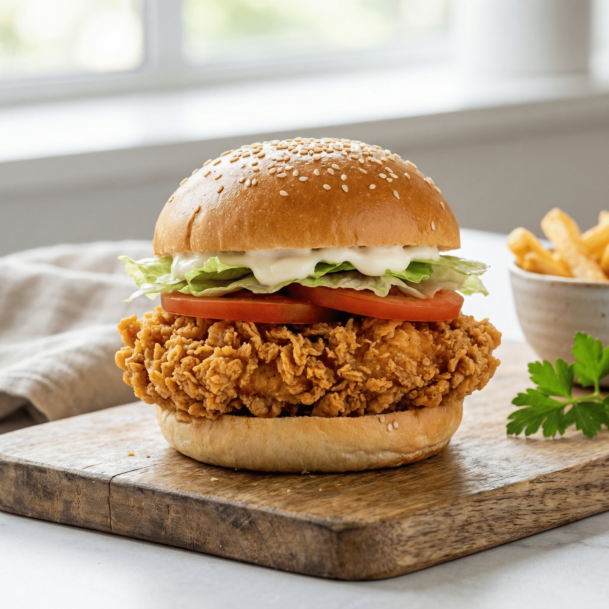 Crunchy Chicken Burger