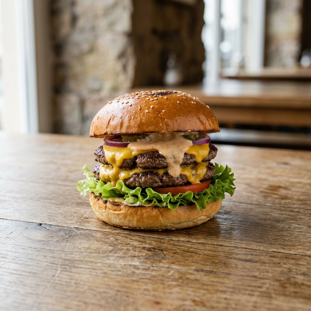 Doppel-Cheeseburger