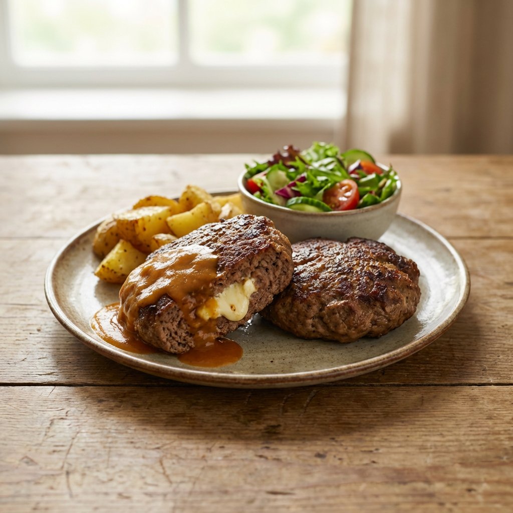 Hackfleischsteak (Bifteki)