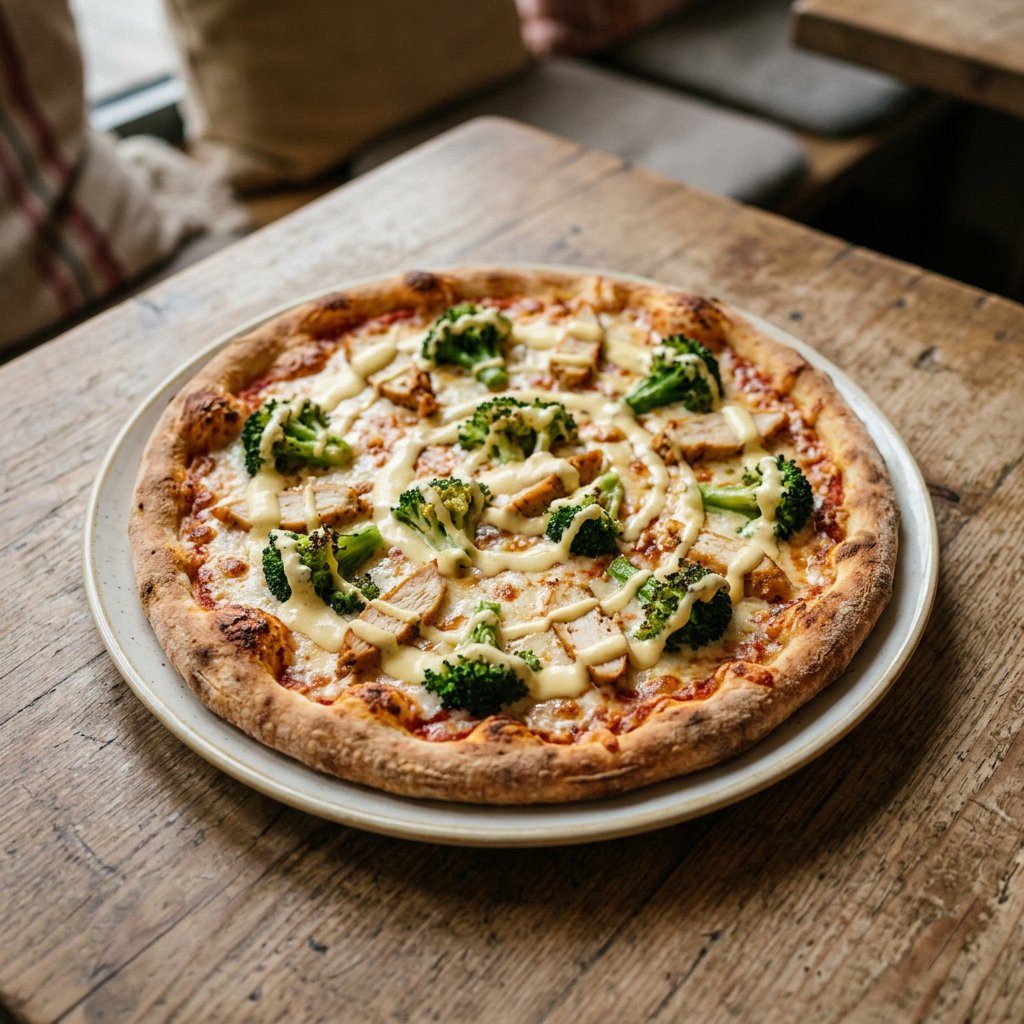 Pizza Pollo-Brokkoli