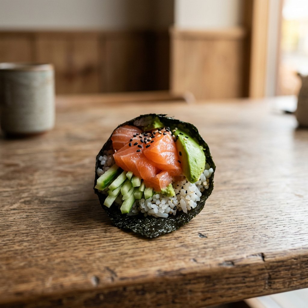 151.  Temaki Sake · 三文鱼手卷