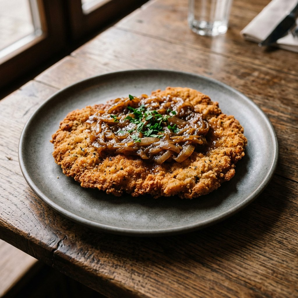 Zwiebel-Schnitzel