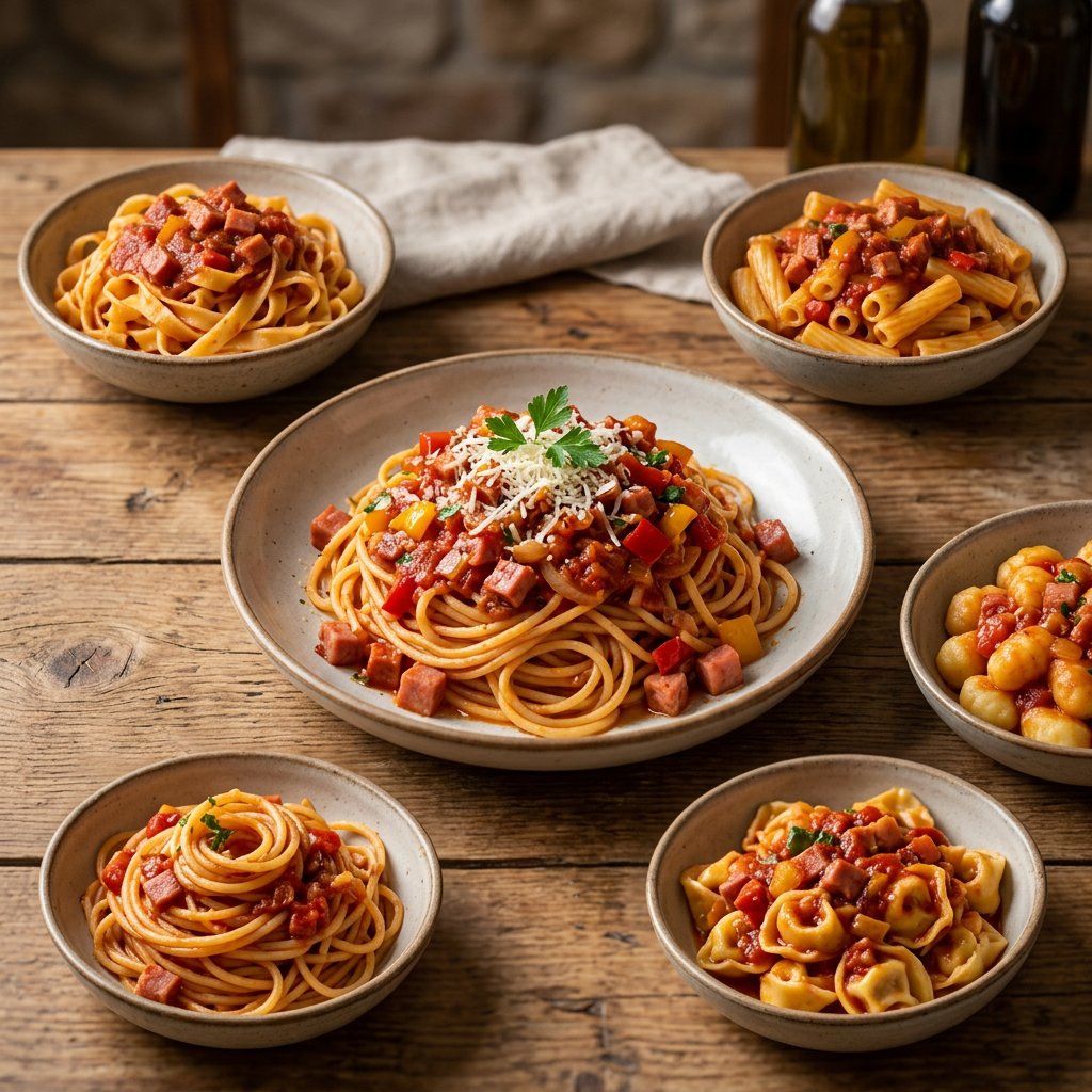 Pasta Matriciana (scharf)