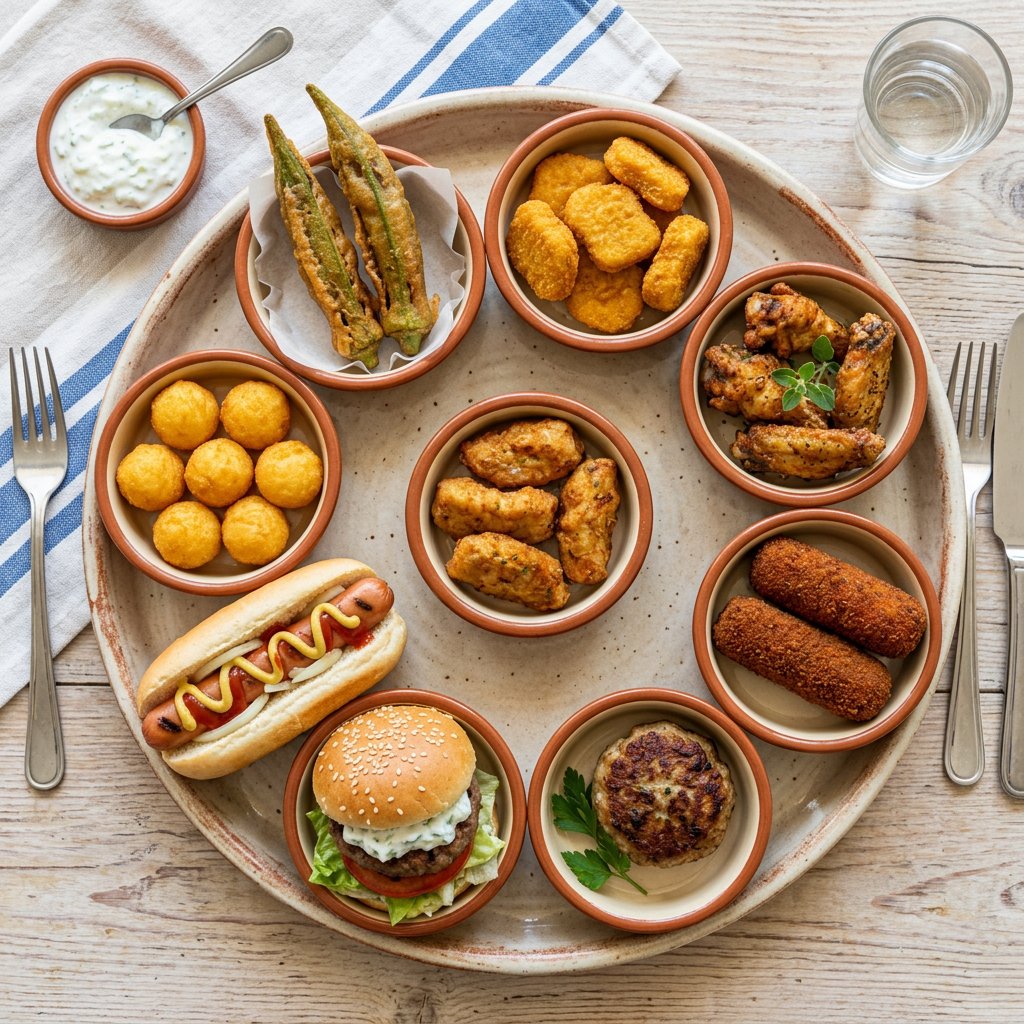 Pikante Snacks und Spezialitäten