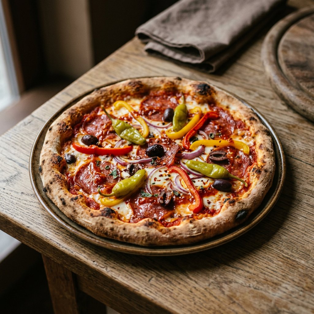 Pizza Diavolo (scharf)