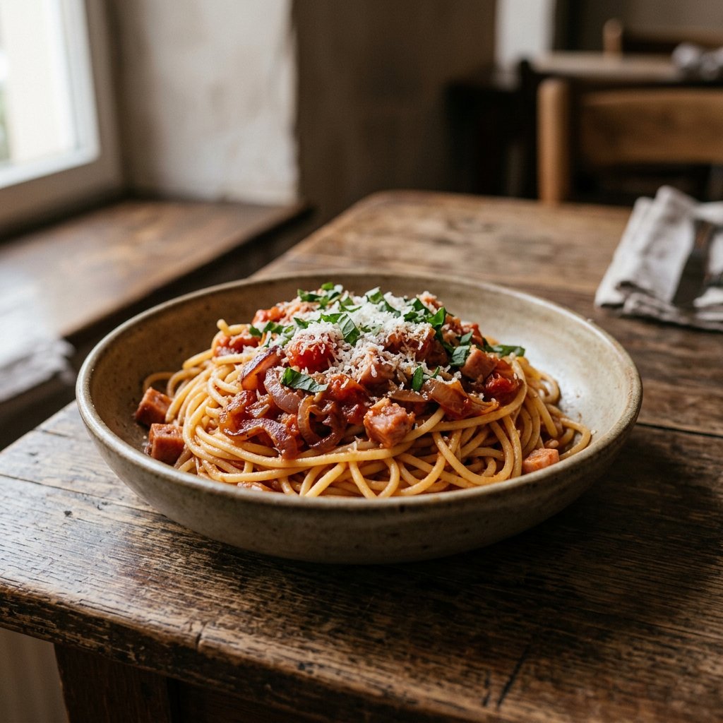 Spaghetti, amatriciana
