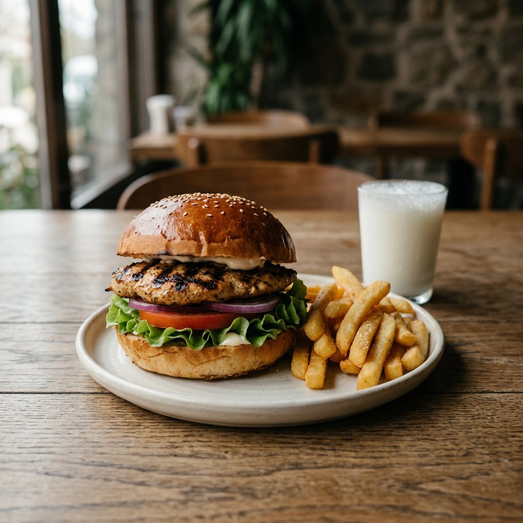 Çıtır Tavuk Burger Menü 