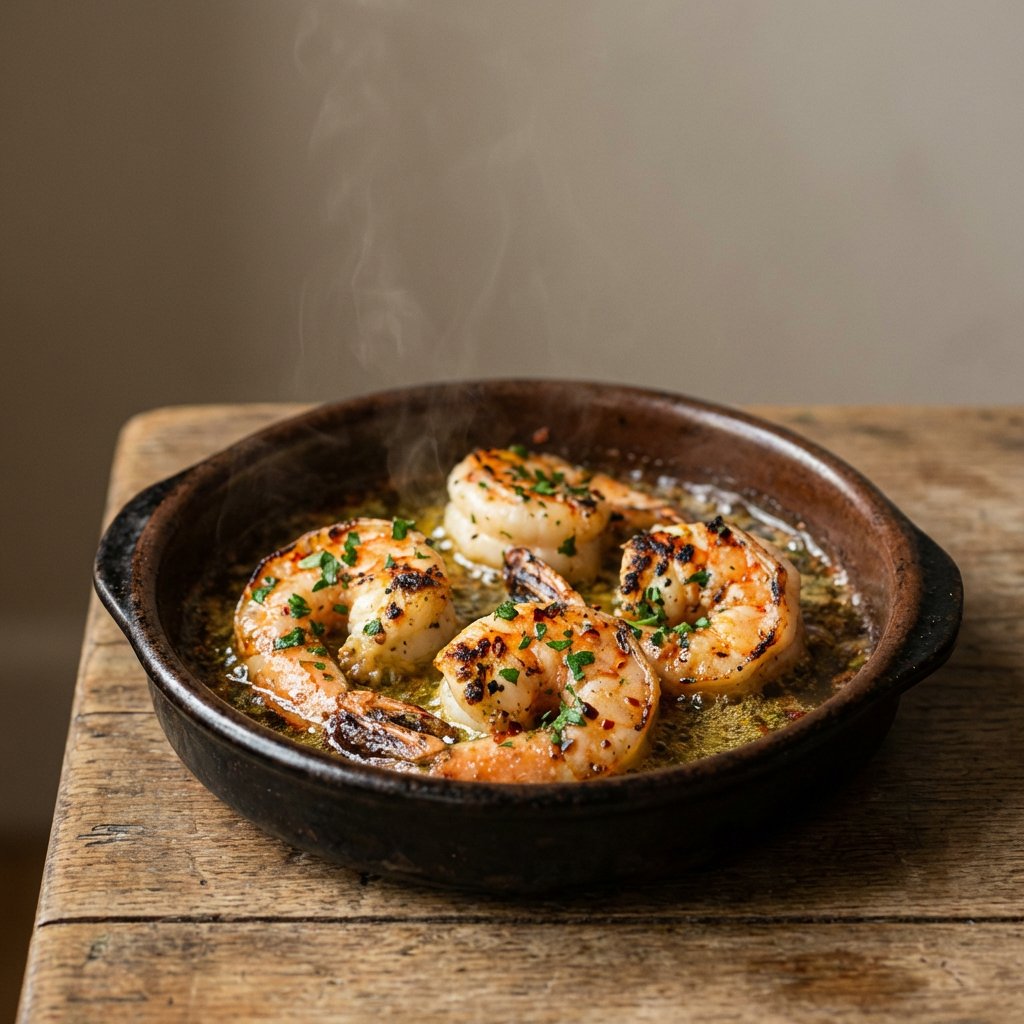 Garnelen (Garides Skordates)