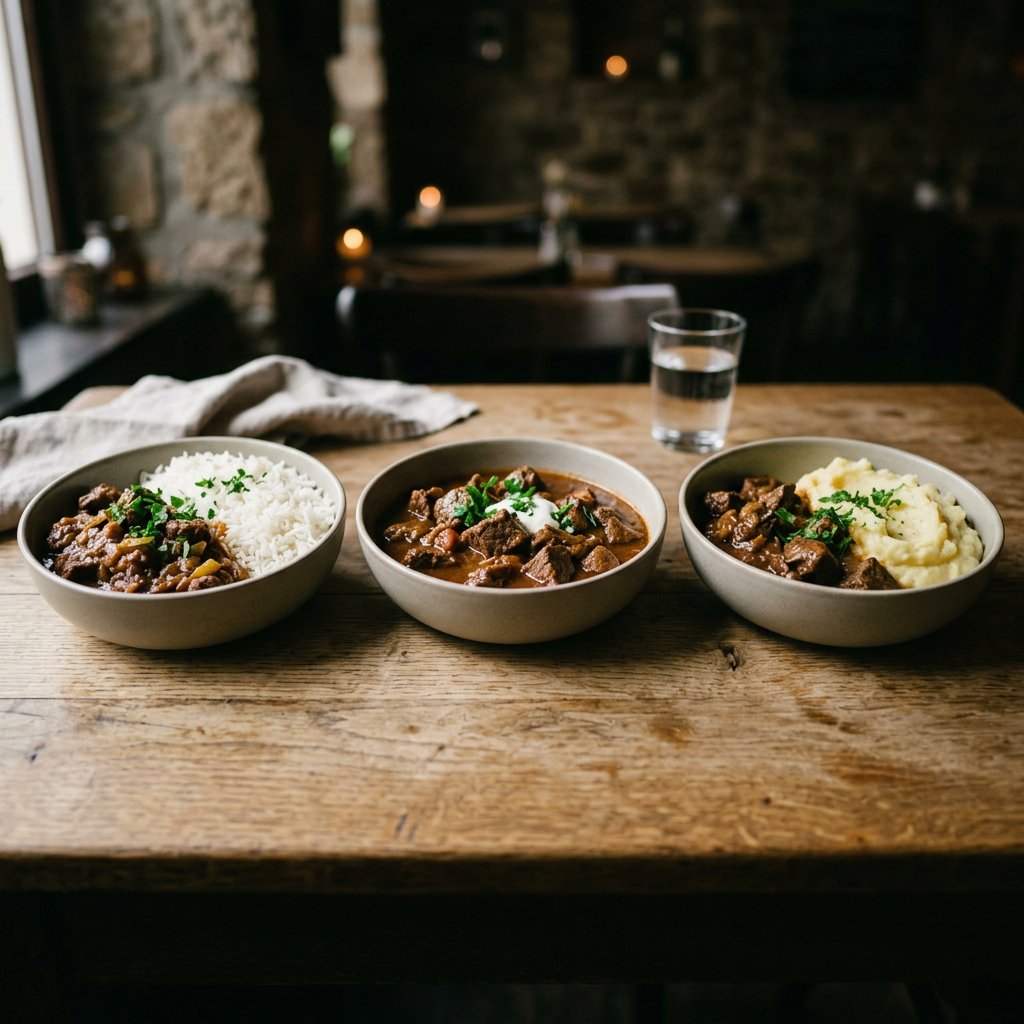 Warme Gerichte-Tagesgerichte