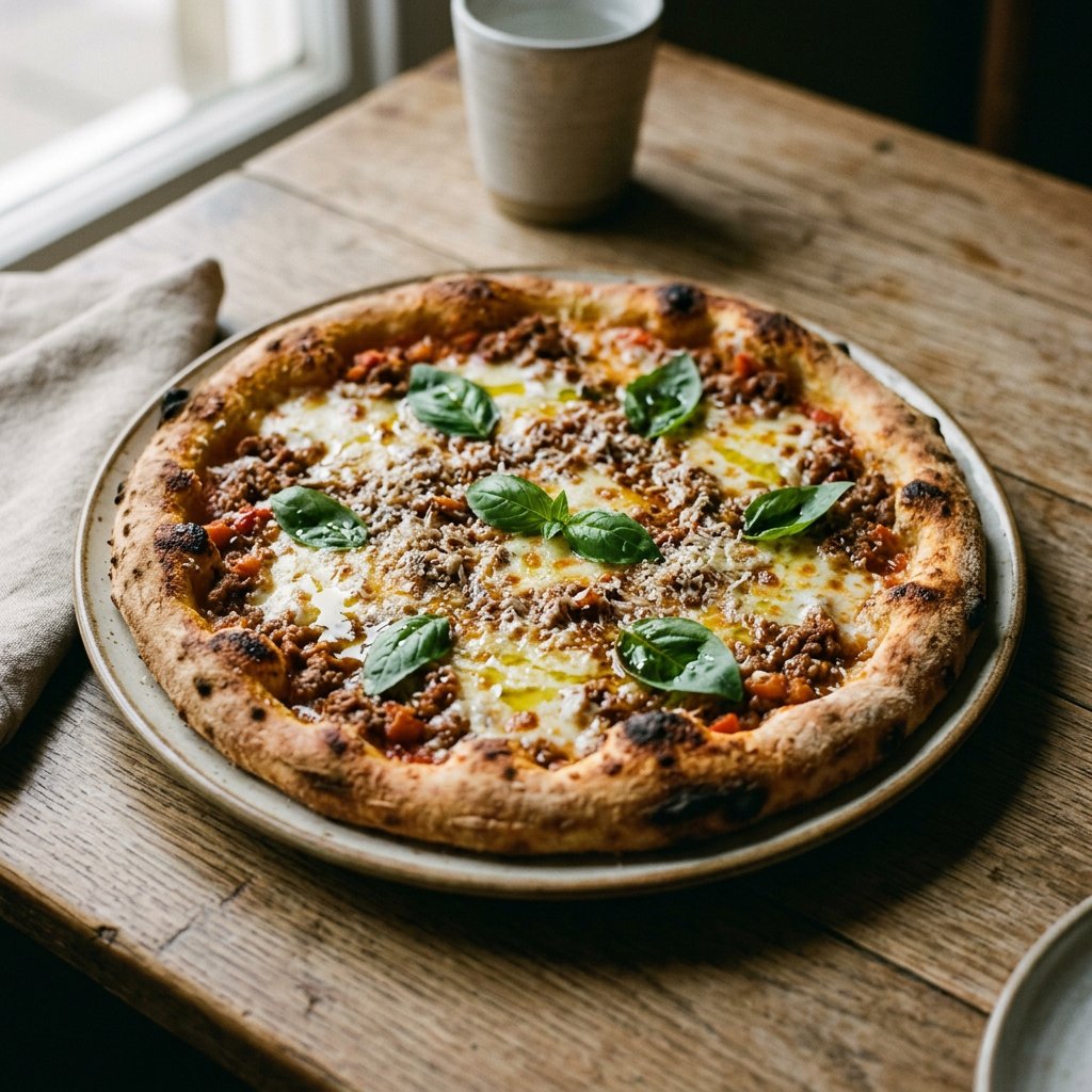 Pizza Bolognese