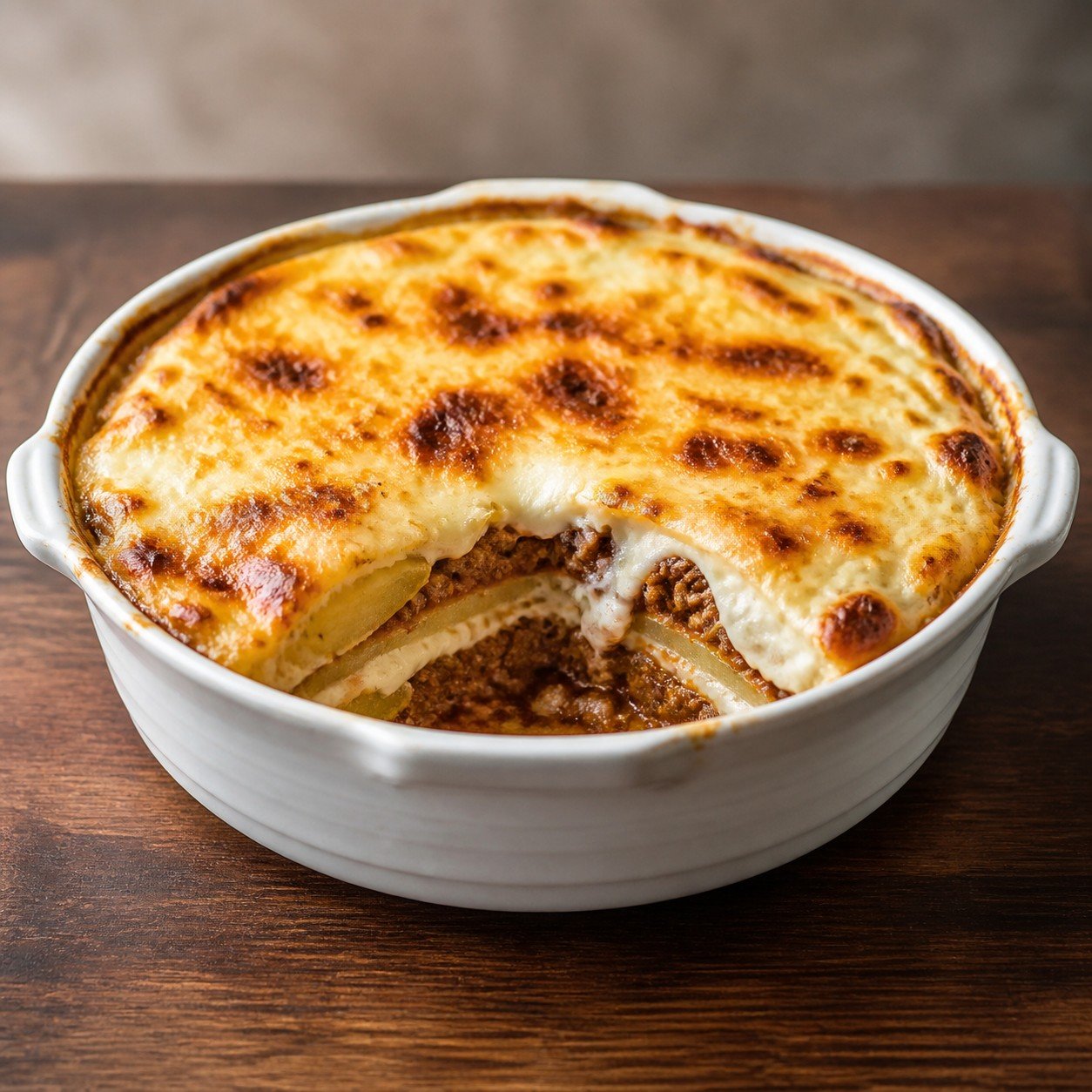 Kartoffelgratin Bolognese