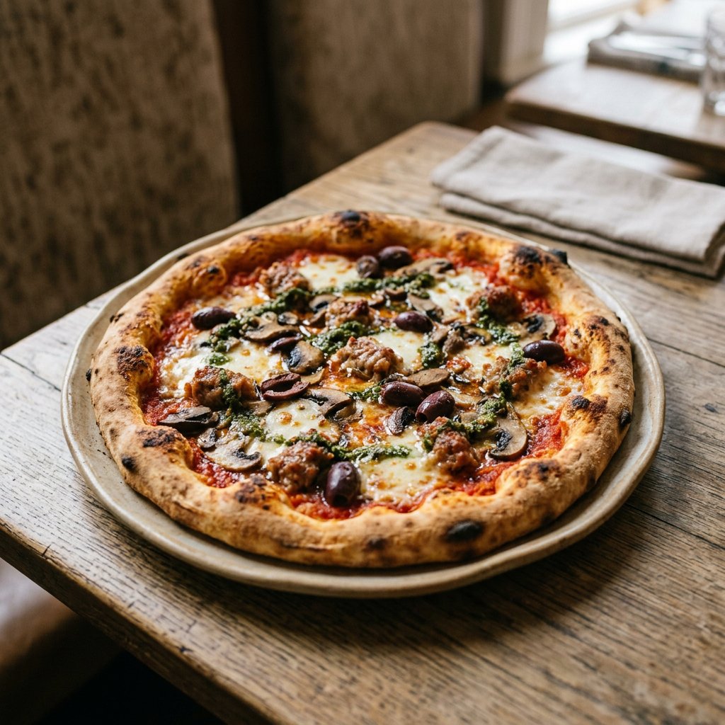 Pizza Ciccia e Funghi