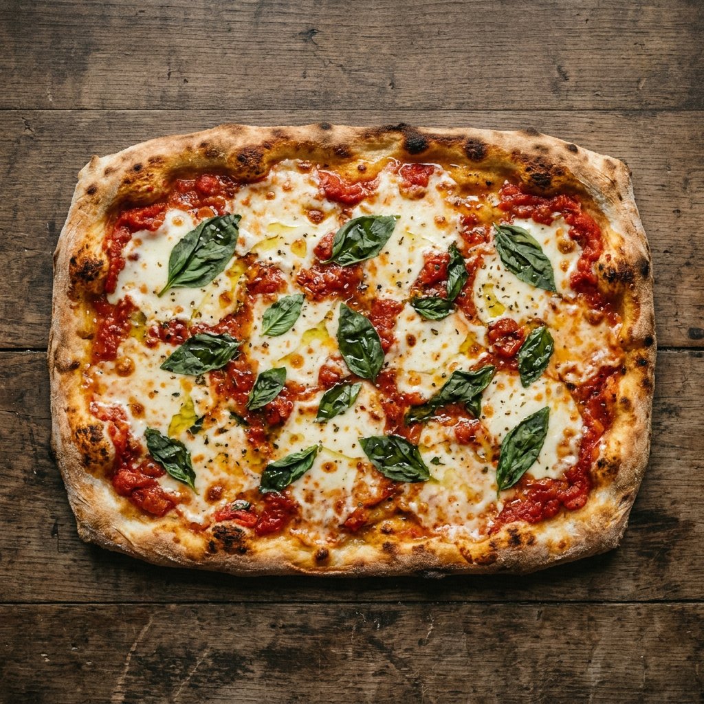 Pizza-Blech Margherita