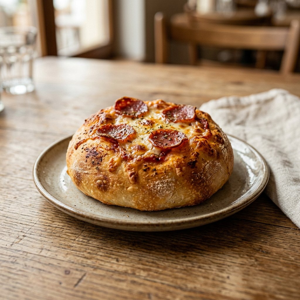 Pizzabrötchen Salami
