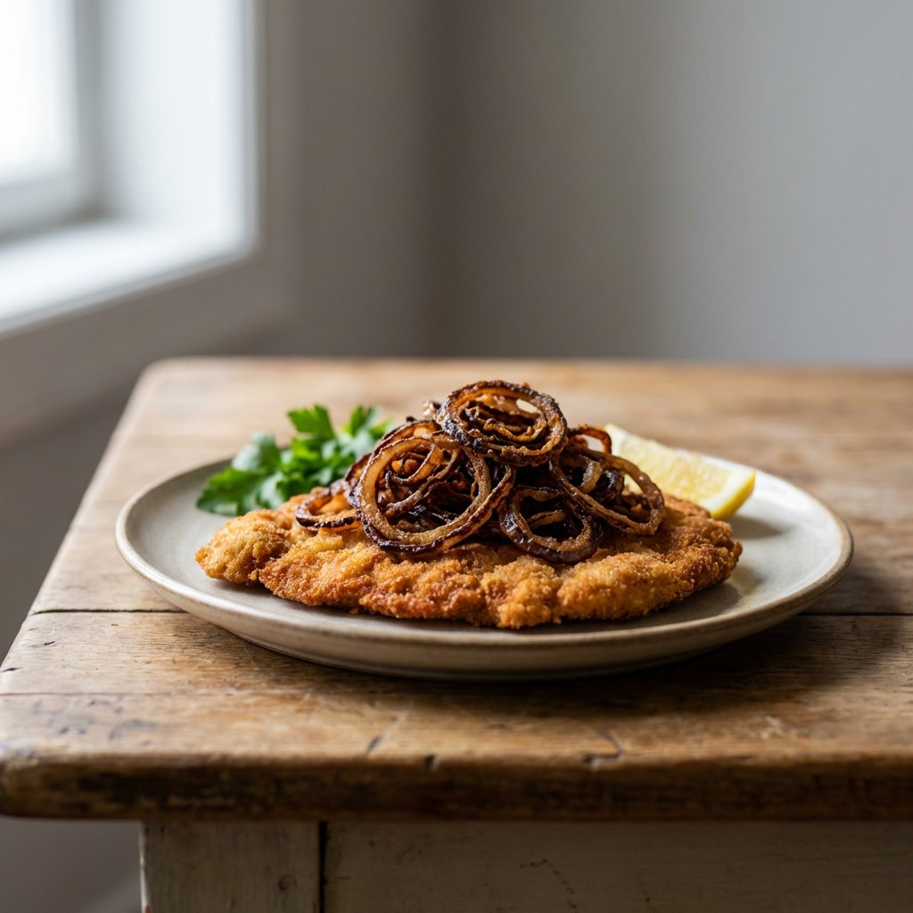 Zwiebelschnitzel