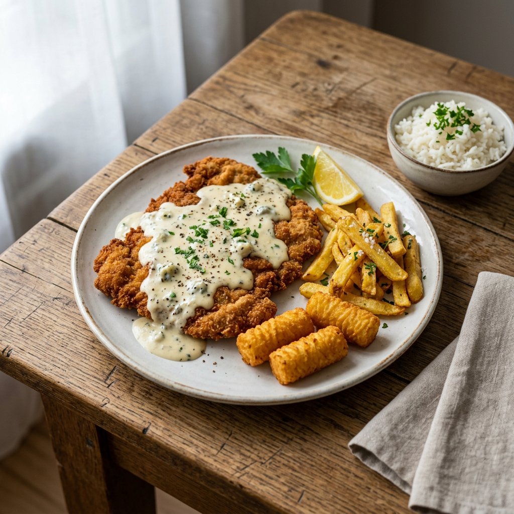 Gorgonzola Schnitzel