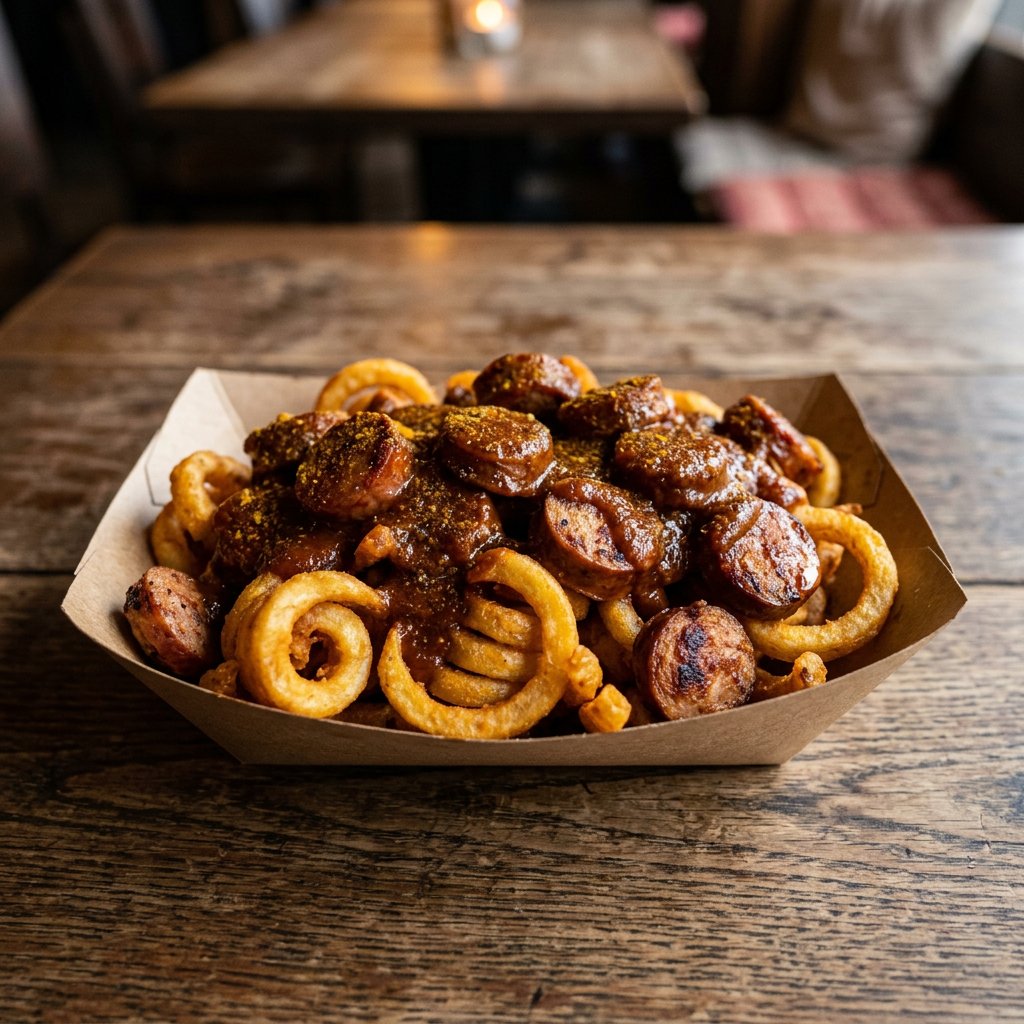 🌭🍟 Curly Fries Currywurst XXL