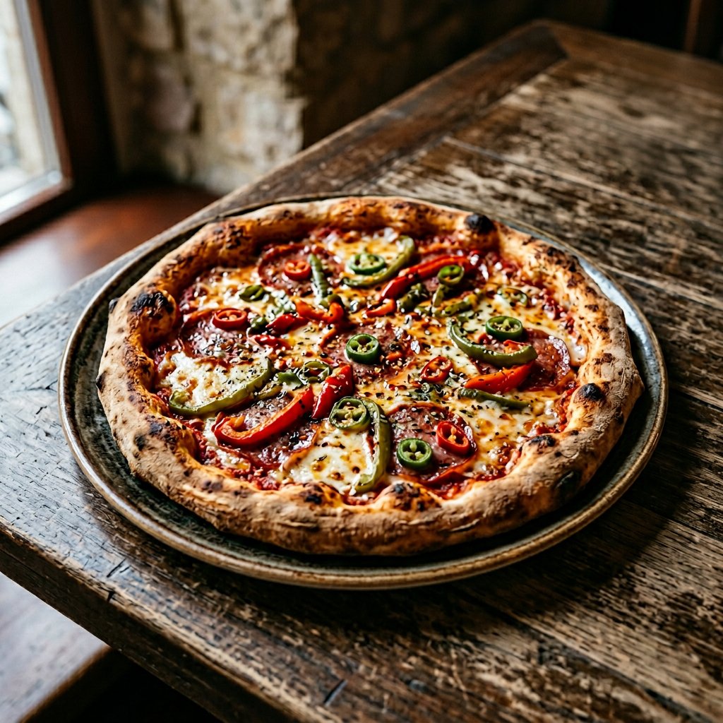 Pizza Diavolo (scharf)