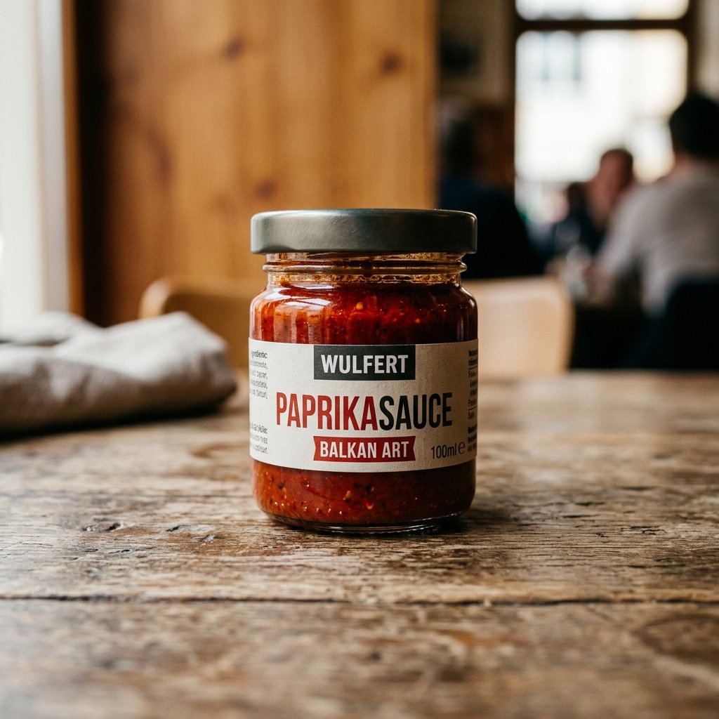 Wulfert Paprikasauce Balkan Art, 100ml