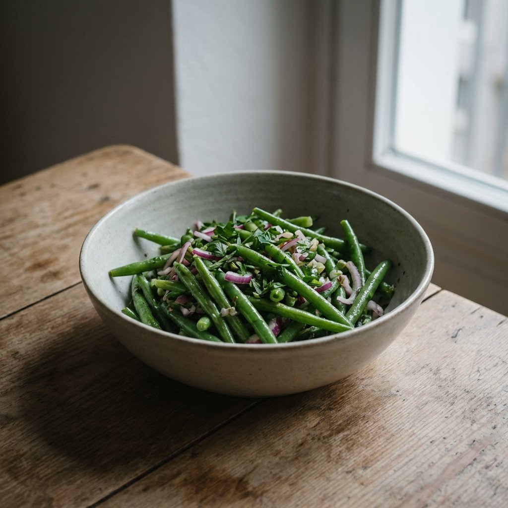 Grüner Bohnensalat